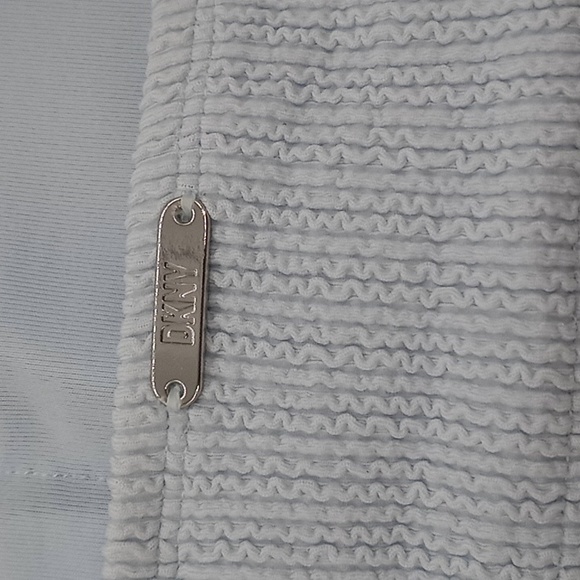 DKNY Textured Bralette Bikini Top Light Blue S - Picture 9 of 12